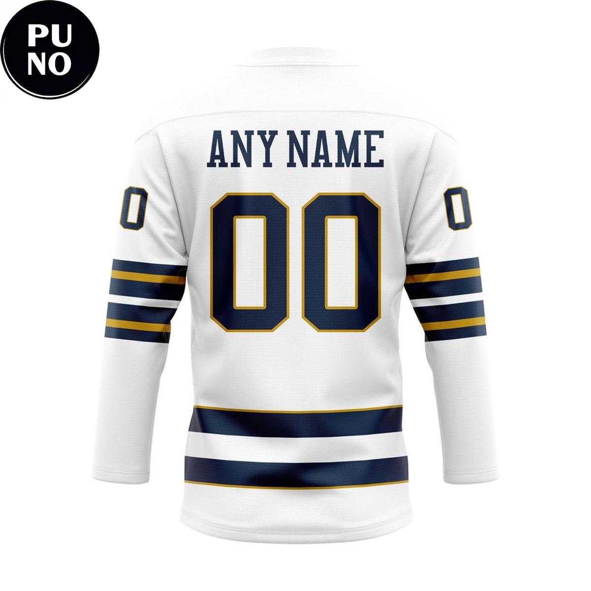 Notre Dame Fighting Irish Leprechaun Personalized Hockey Jersey