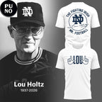 Notre Dame Fighting Irish Remembering The Life And Legacy Of Lou Holtz 2026 Hoodie T-Shirt