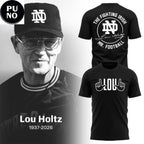 Notre Dame Fighting Irish Remembering The Life And Legacy Of Lou Holtz 2026 Hoodie T-Shirt