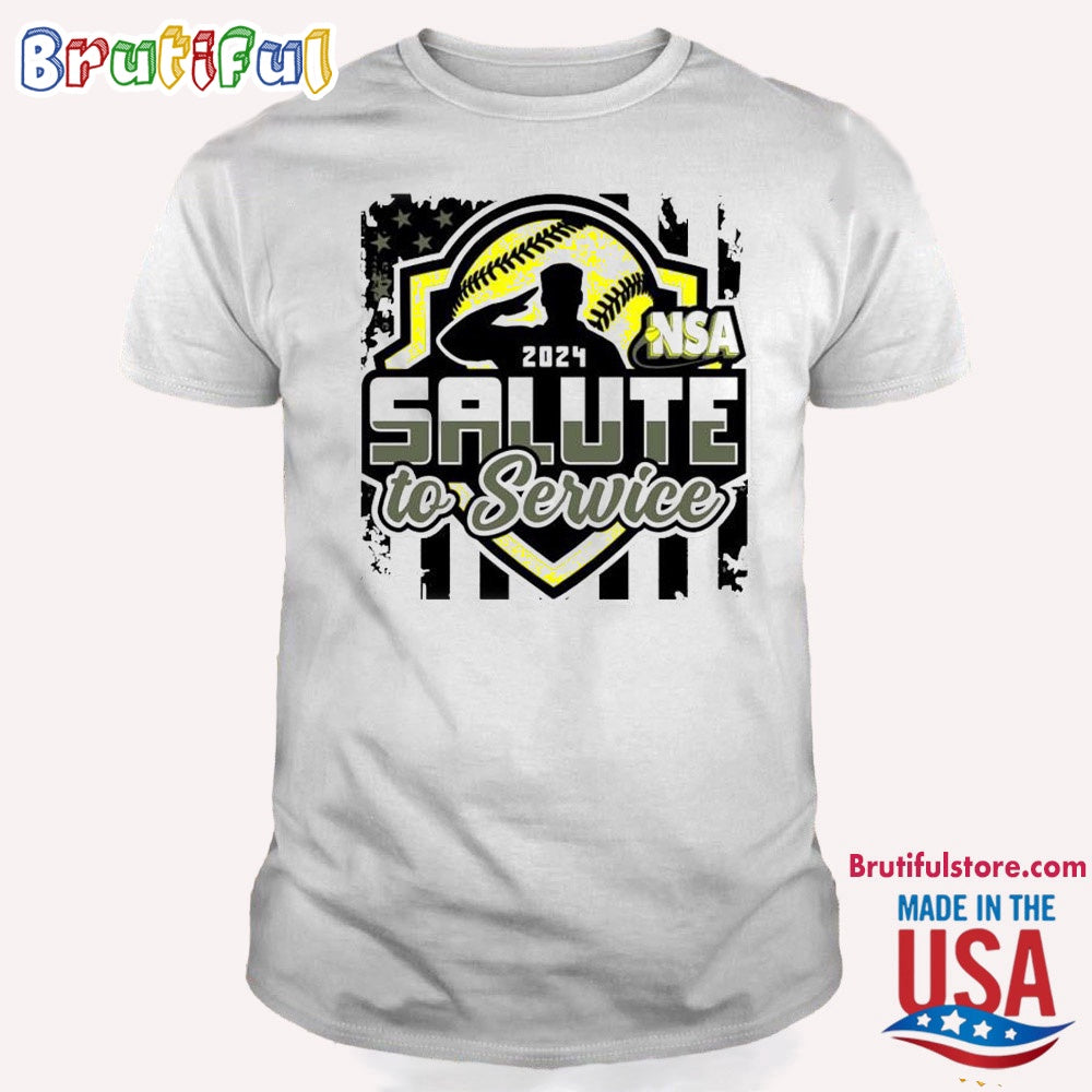 Nsa 2024 Salute To Service Fastpitch Tournament T Shirt