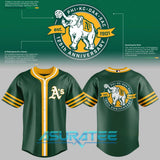 Oakland Athletics 125th Anniversary Limited Edition Green Baseball Jersey