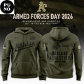 Oakland Athletics Armed Forces Day 2026 Hoodie T-Shirt