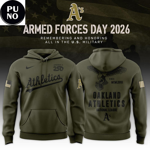 Oakland Athletics Armed Forces Day 2026 Hoodie T-Shirt