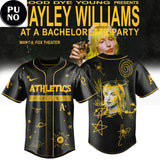 Oakland Athletics x Hayley Williams Bachelorette Party North America Tour 2026 Baseball Jersey