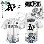 Oakland Athletics x One Piece Jersey 2026 Luffy Gear 5