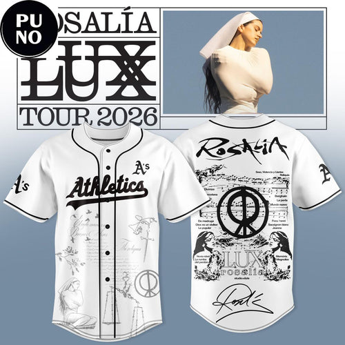 Oakland Athletics x Rosalía Lux Tour 2026 Baseball Jersey