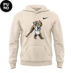 Oakland Golden Grizzlies Retro Mascot 2026 Beige Hoodie T-Shirt