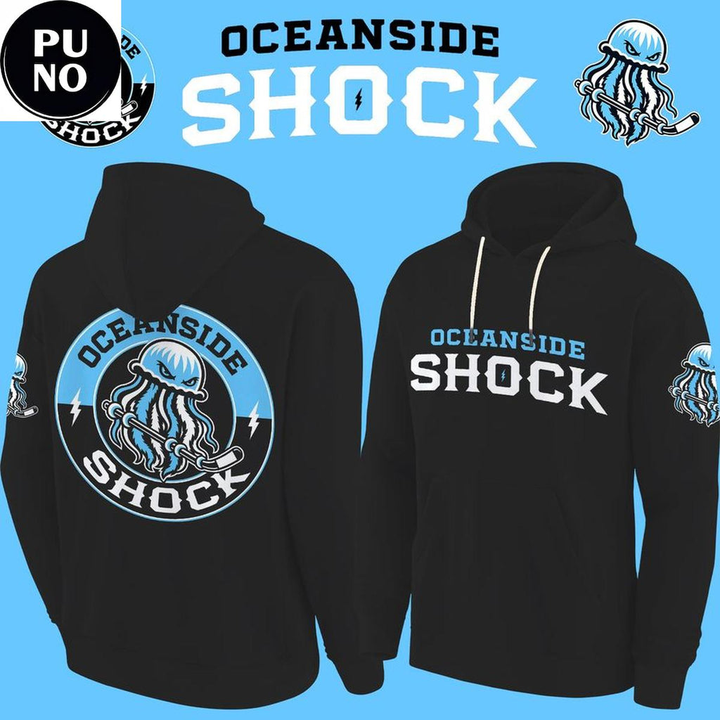 Oceanside Shock 2026 Black Hoodie T-Shirt