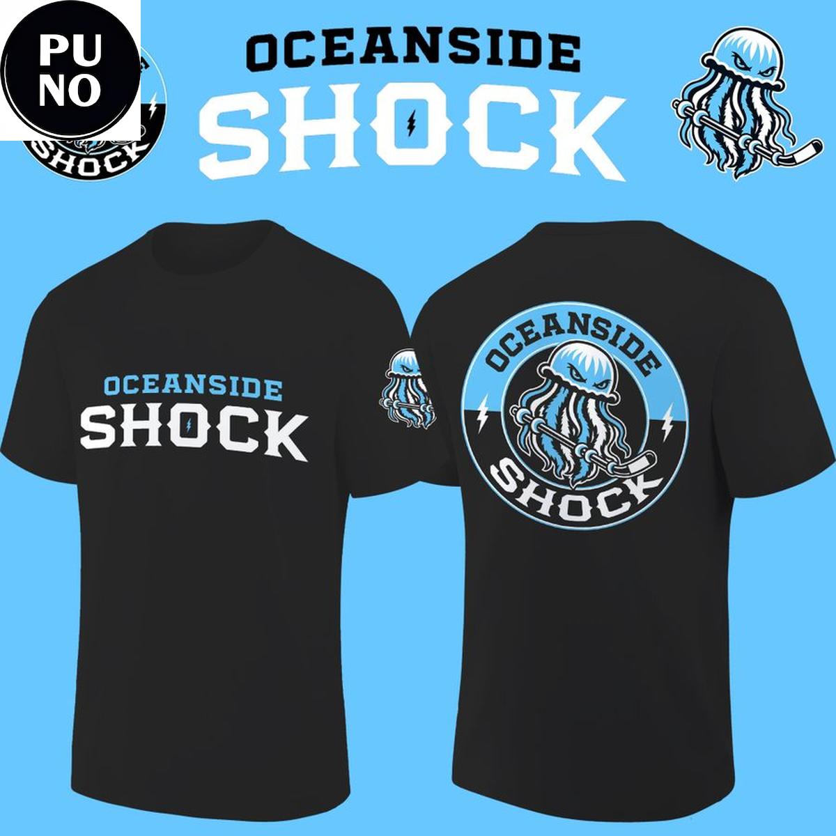 Oceanside Shock 2026 Black Hoodie T-Shirt