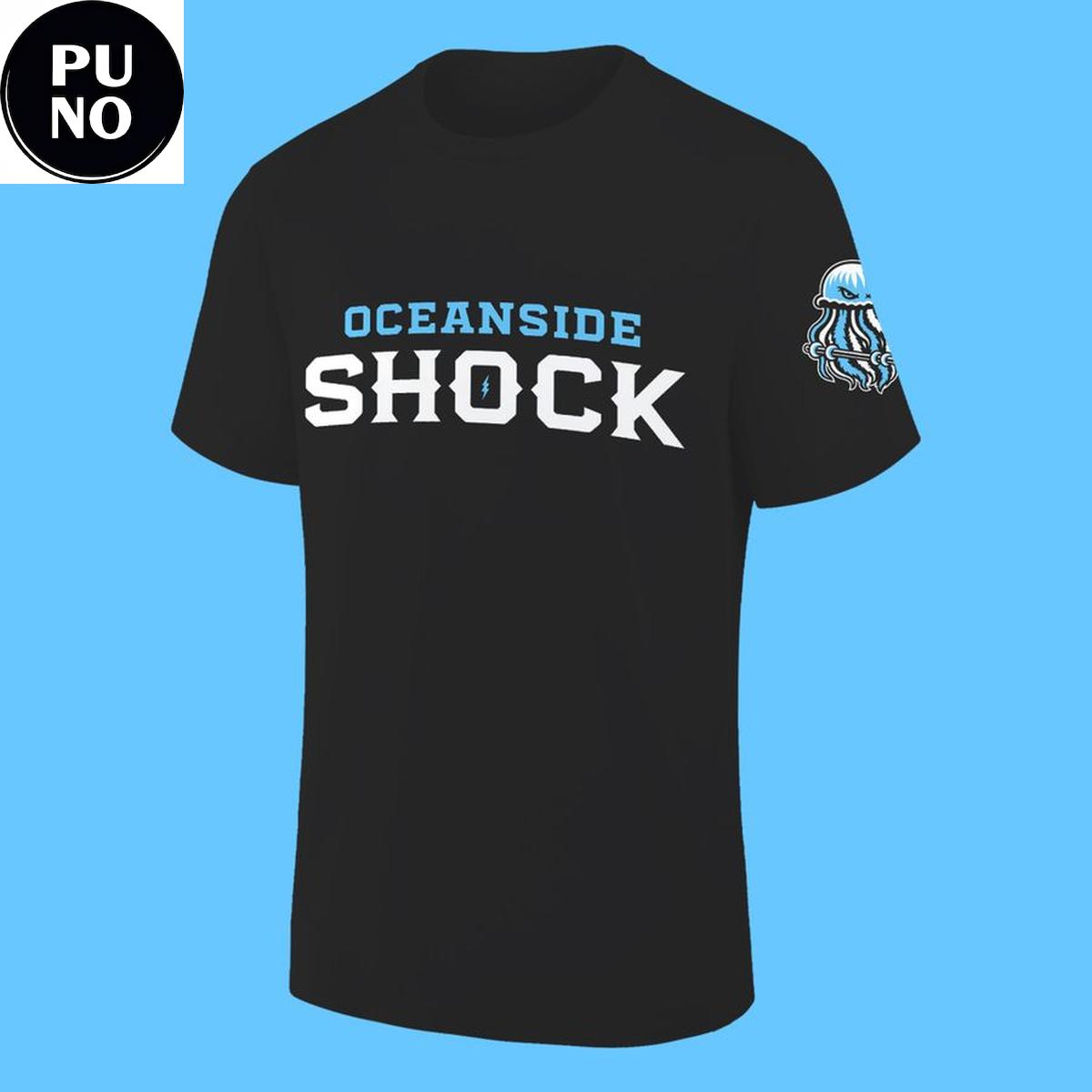 Oceanside Shock 2026 Black Hoodie T-Shirt