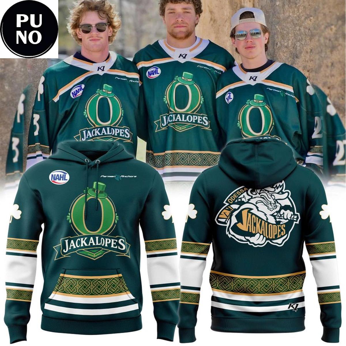 Odessa Jackalopes St. Patrick’s Day 2026 Hoodie