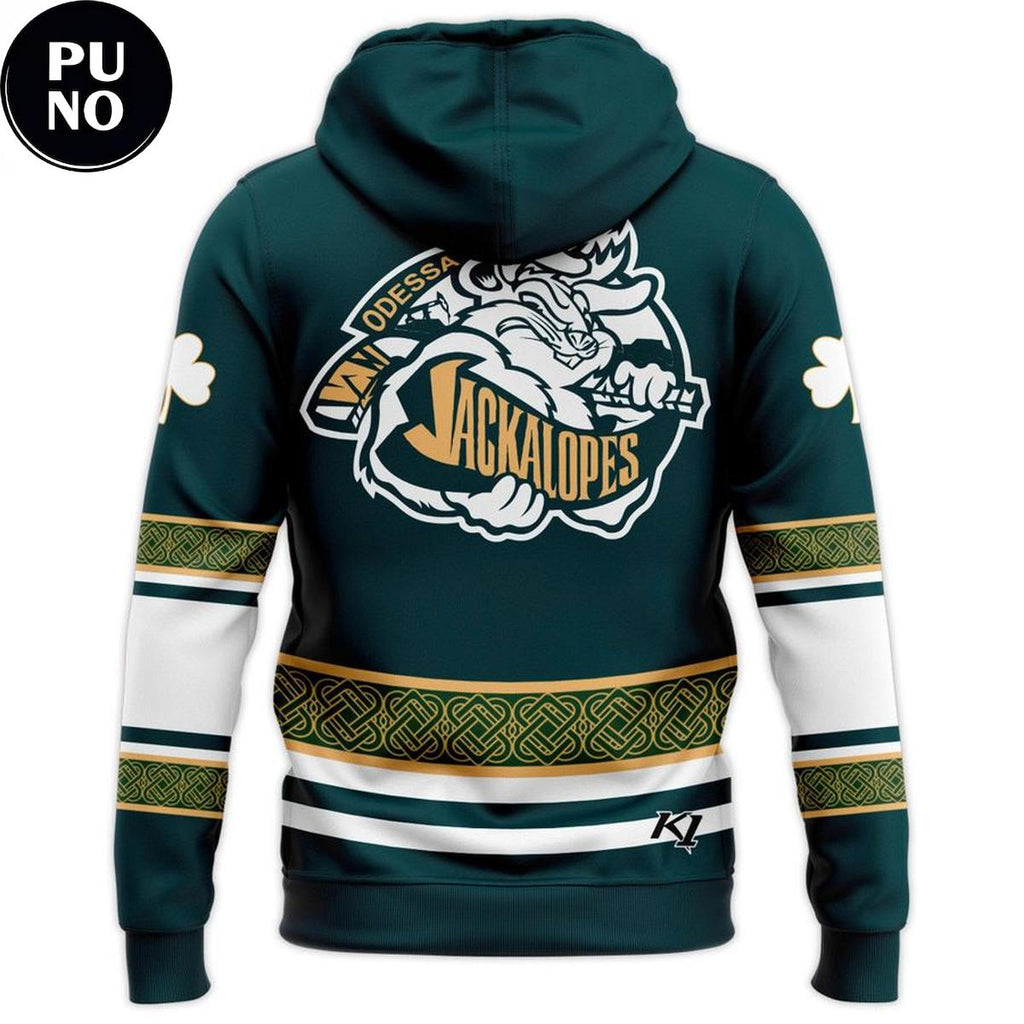 Odessa Jackalopes St. Patrick’s Day 2026 Hoodie