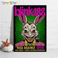 Official Blink-182 RAC Arena Perth WA Feb 8 9 2024 Poster Canvas