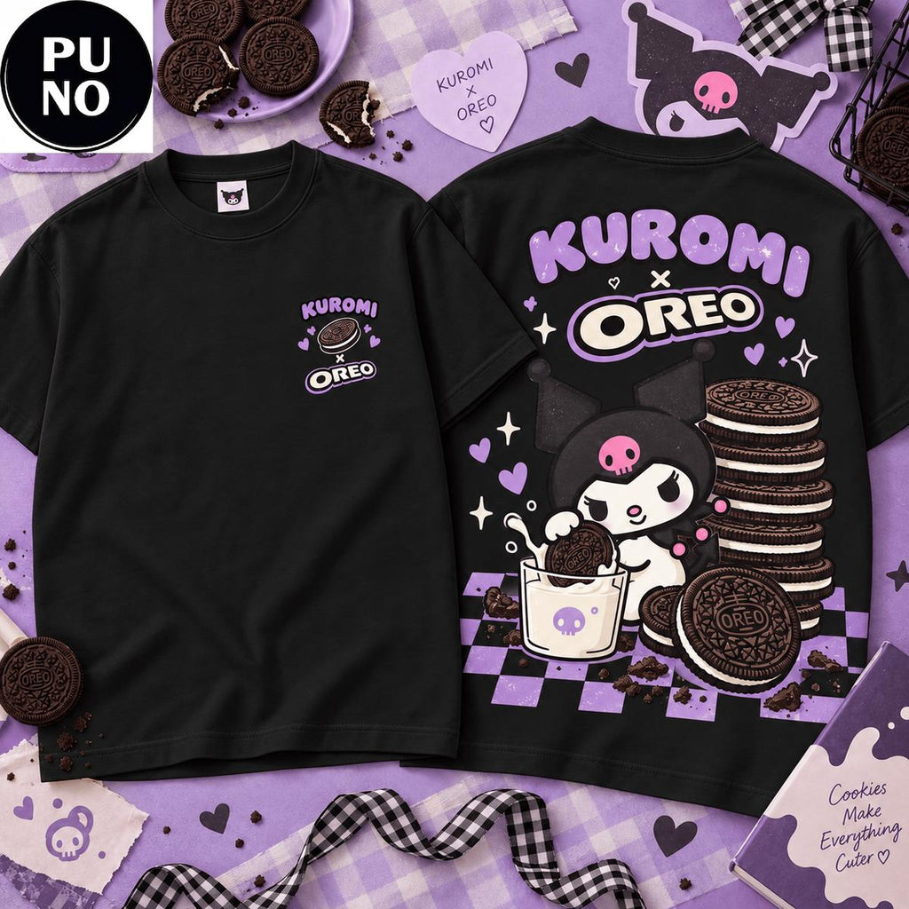 Official Kuromi x Oreo Cookie Graphic 2026 T-Shirt