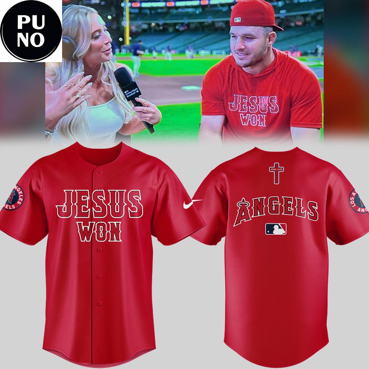 Official Los Angeles Angels Jesus Won 2026 Baseball Jersey