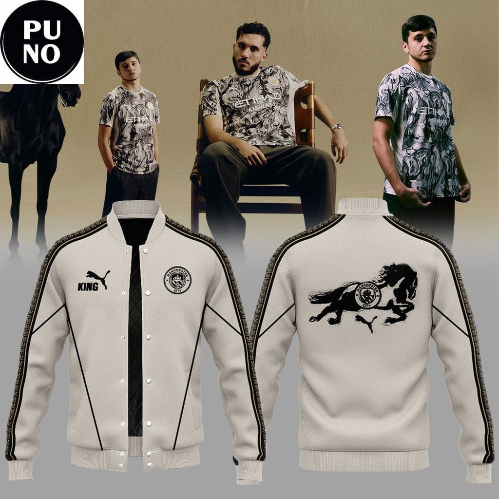 Official Manchester City 2026 Year of the Horse Baseball Jacket