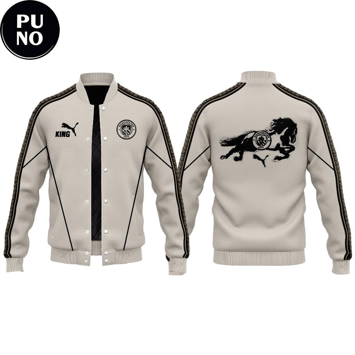 Official Manchester City 2026 Year of the Horse Baseball Jacket