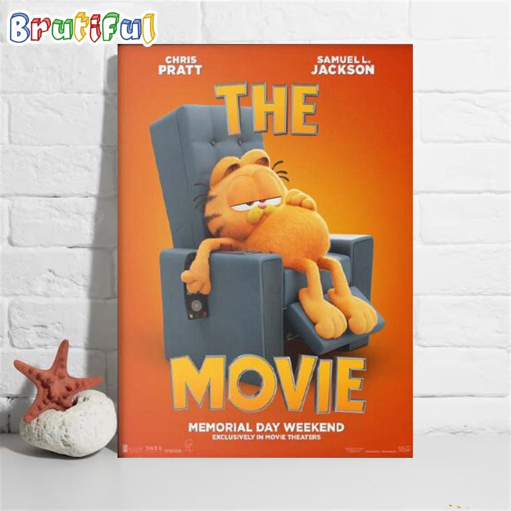 Official New Poster For The Garfield Movie Releasing In Theaters On May 24 Poster Canvas