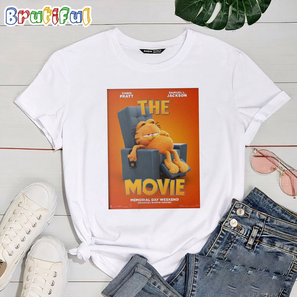 Official New Poster For The Garfield Movie Releasing In Theaters On May 24 T Shirt