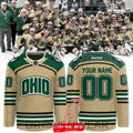 Ohio Bobcats Custom 2026 Hockey Style Jersey