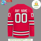 Ohio State Buckeyes 2026 Red Hockey Jersey Mens Fan Apparel