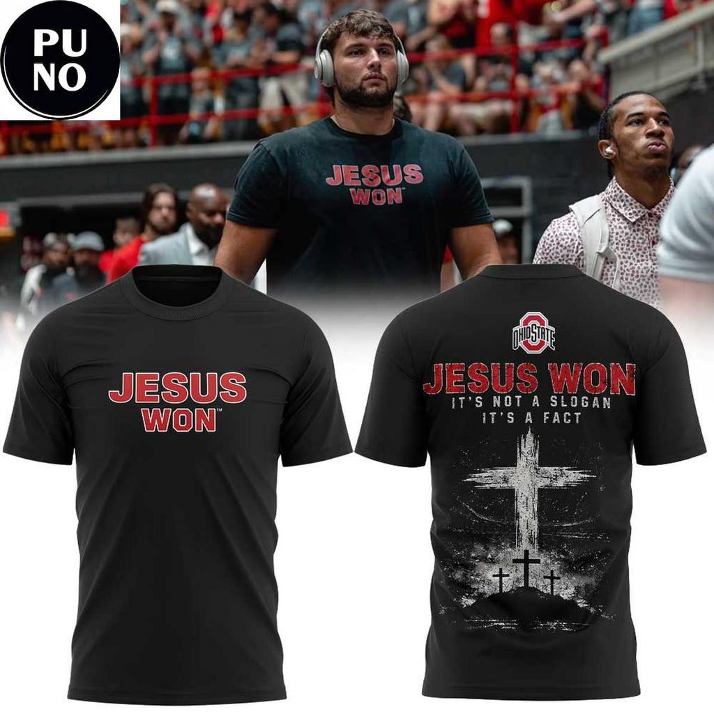 Ohio State Buckeyes 2026 Jesus Won Hoodie T-Shirt