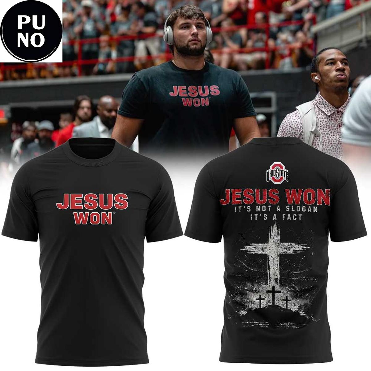 Ohio State Buckeyes 2026 Jesus Won Hoodie T-Shirt