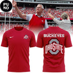 Ohio State Buckeyes 2026 Jim Tressel Red T-Shirt