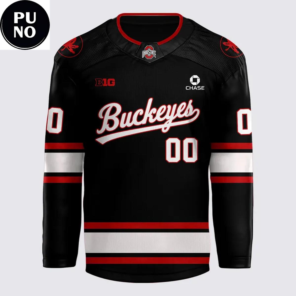 Ohio State Buckeyes 2026 Personalized Hockey Jersey