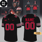 Ohio State Buckeyes Back in Black 2026 Personalized Football Jersey
