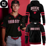 Ohio State Buckeyes Baseball Stealth Black 2026 Hoodie T-Shirt