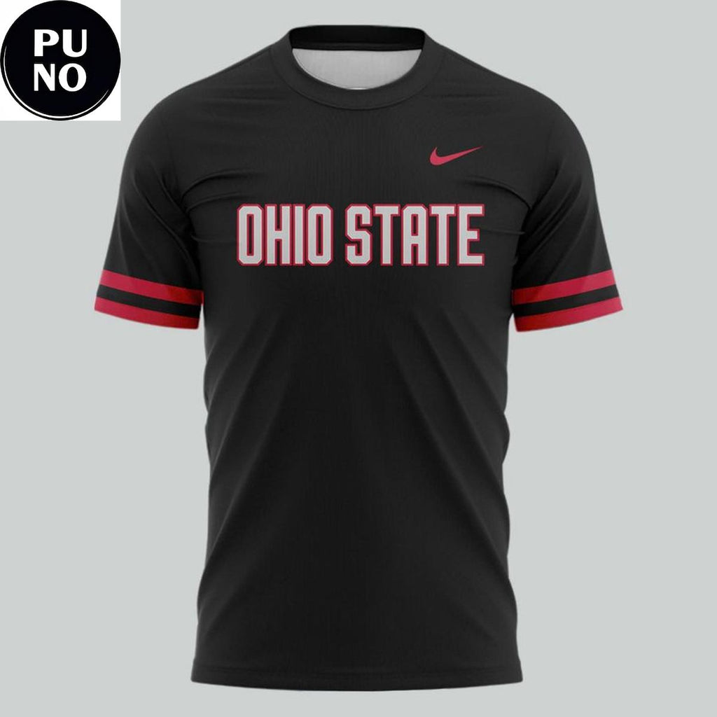 Ohio State Buckeyes Baseball Stealth Black 2026 Hoodie T-Shirt