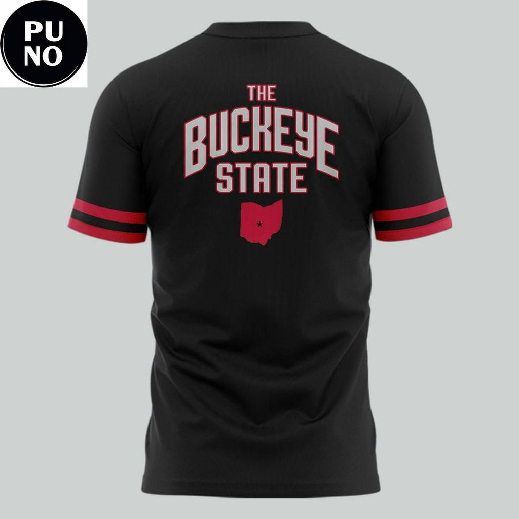 Ohio State Buckeyes Baseball Stealth Black 2026 Hoodie T-Shirt