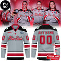 Ohio State Buckeyes Frozen Four Uniform 2026 Personalized Hockey Jersey