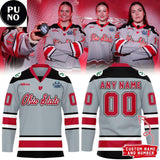Ohio State Buckeyes Frozen Four Uniform 2026 Personalized Hockey Jersey