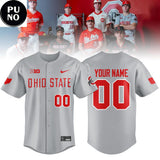 Ohio State Buckeyes Replica 2026 Personalized Baseball Jersey
