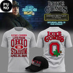 Ohio State Buckeyes x Luke Combs My Kinda Saturday Night Tour 2026 Hoodie Shirt