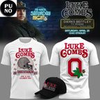 Ohio State Buckeyes x Luke Combs My Kinda Saturday Night Tour 2026 Hoodie Shirt