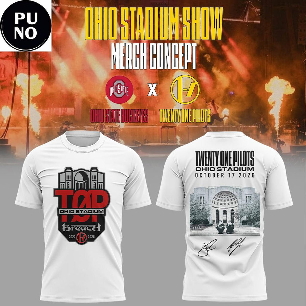 Ohio State Buckeyes x Twenty One Pilots 2026 Ohio Stadium Hoodie T-Shirt