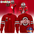 Ohio State Football Playoff First Round Scarlet 2024 Hoodie T-Shirt