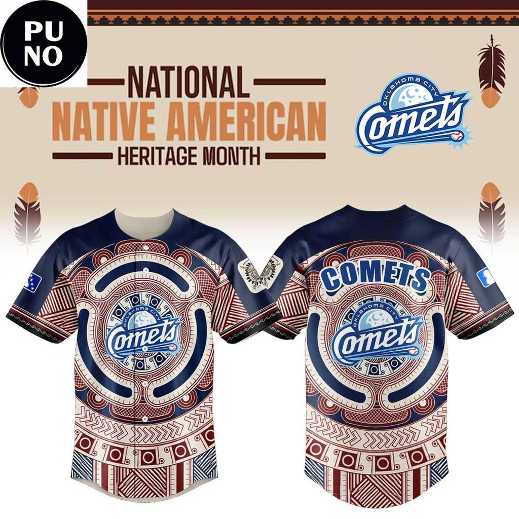 Oklahoma City Comets x Native American Heritage Night 2026 Baseball Jersey