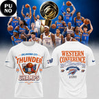 Oklahoma City Thunder 2026 Western Champions Hoodie T-Shirt