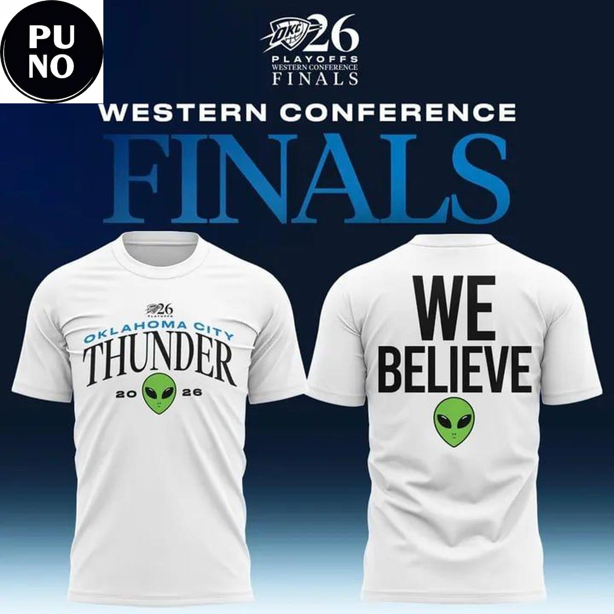 Oklahoma City Thunder 2026 Western Conference Finals Game 2 T-Shirt