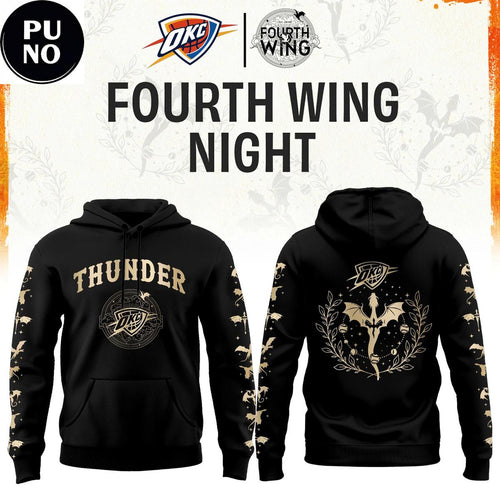 Oklahoma City Thunder x Fourth Wings Night 2026 Hoodie T-Shirt
