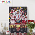 Oklahoma Sooners 2024 NCAA Softball Women’s College World Series Champions Poster Canvas