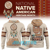 Oklahoma Sooners 2025 Native American Heritage Month Hoodie, Cap