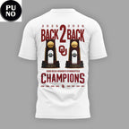 Oklahoma Sooners 2026 Women’s Gymnastics National Champions Back2Back Hoodie Shirt