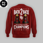 Oklahoma Sooners 2026 Women’s Gymnastics National Champions Back2Back Hoodie Shirt