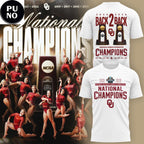 Oklahoma Sooners 2026 Women’s Gymnastics National Champions Back2Back Hoodie Shirt