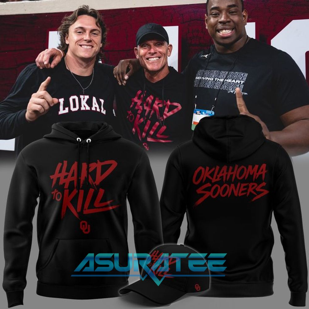 Oklahoma Sooners Football Head Coach Brent Venables “HARD TO KILL” Special Hoodie, Cap
